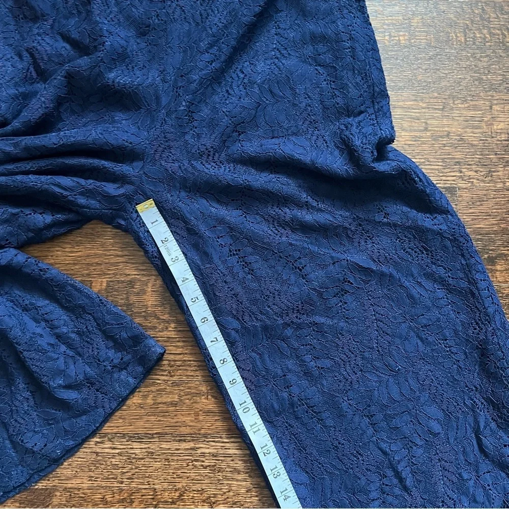 Adelyn Rae size large blue lace jumpsuit